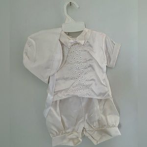 Vintage Madonna Baby Boy Christening Outfit Set 9-12 Months